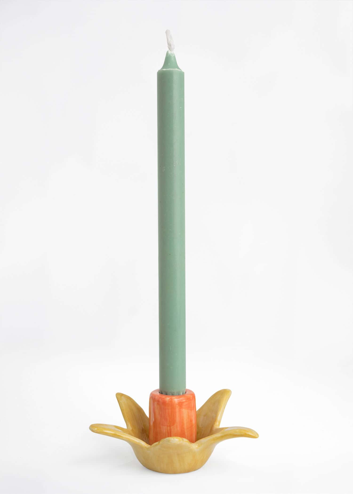DAFFODIL Tulipanformet lysestake - Oransje 1 - Indiska