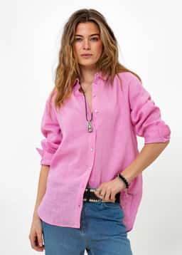 DIANA LINEN SHIRT 251 - PINK