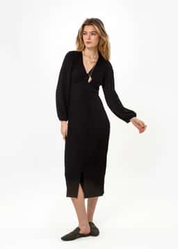 ZUMI LS DRESS - Black