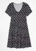 Hilma Tunic - BLACK AOP