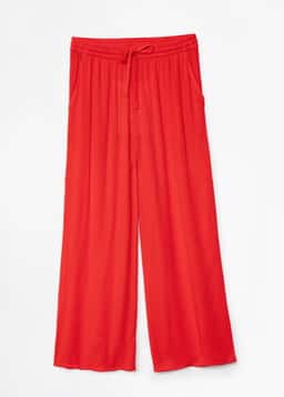 ELSIE CROPPED PANTS - RED