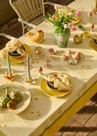 EGGPLATE Handmålat äggfat - Multi 3 - Indiska