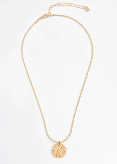 ZODIAC Halsband med stjärntecken - Skorpinionen - Guld 2 - Indiska