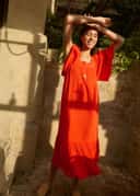 KHALO DRESS - RED