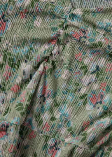 IKA Kuviollinen, A-linjainen mekko - Vihreä 2 - Indiska