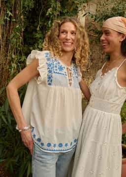 SIGNE BLOUSE  - WHITE
