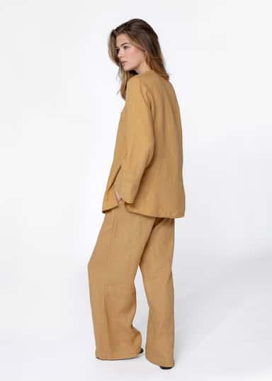 HIBO Beige linnetunika - Beige 4 - Indiska