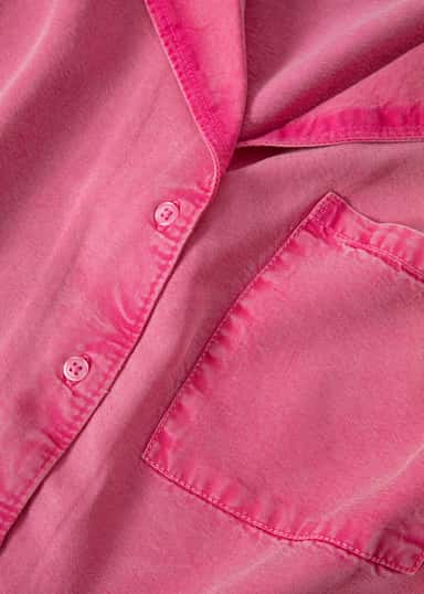SWEETIE Rosa kortärmad skjorta - Rosa 6 - Indiska