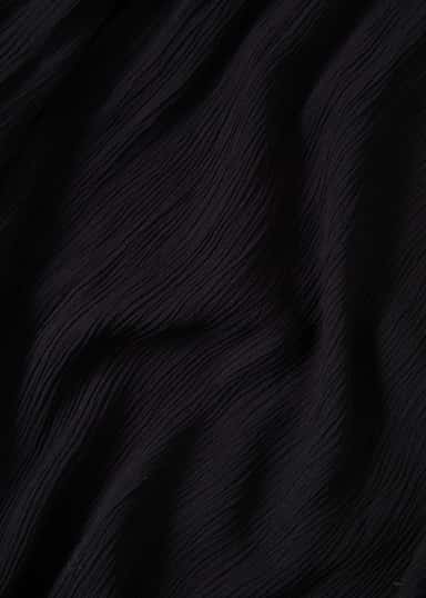 RUBY Svart kaftan med volang - Svart 8 - Indiska