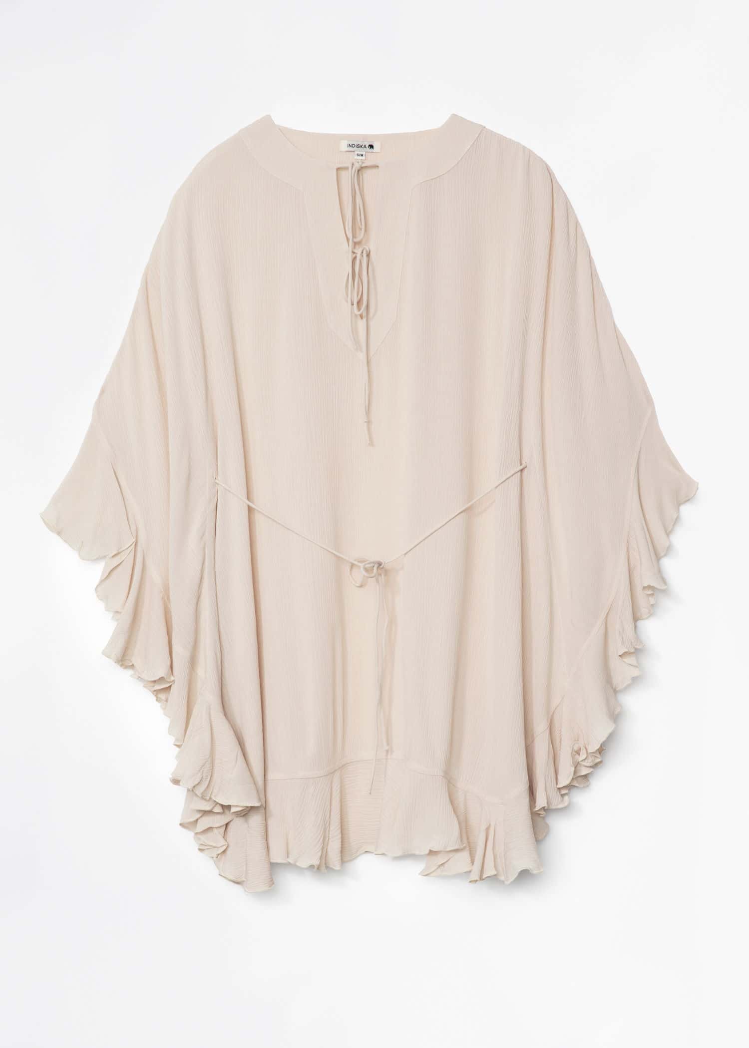 RUBY Vevd tunika - Beige 6 - Indiska