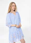 NALA DRESS - STRIPED BLUE