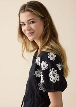 ELIZABETH BLOUSE - Black