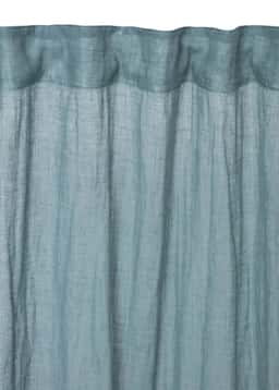 Lin Curtain - Dusty Blue