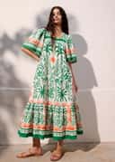 KHALO DRESS - GREEN