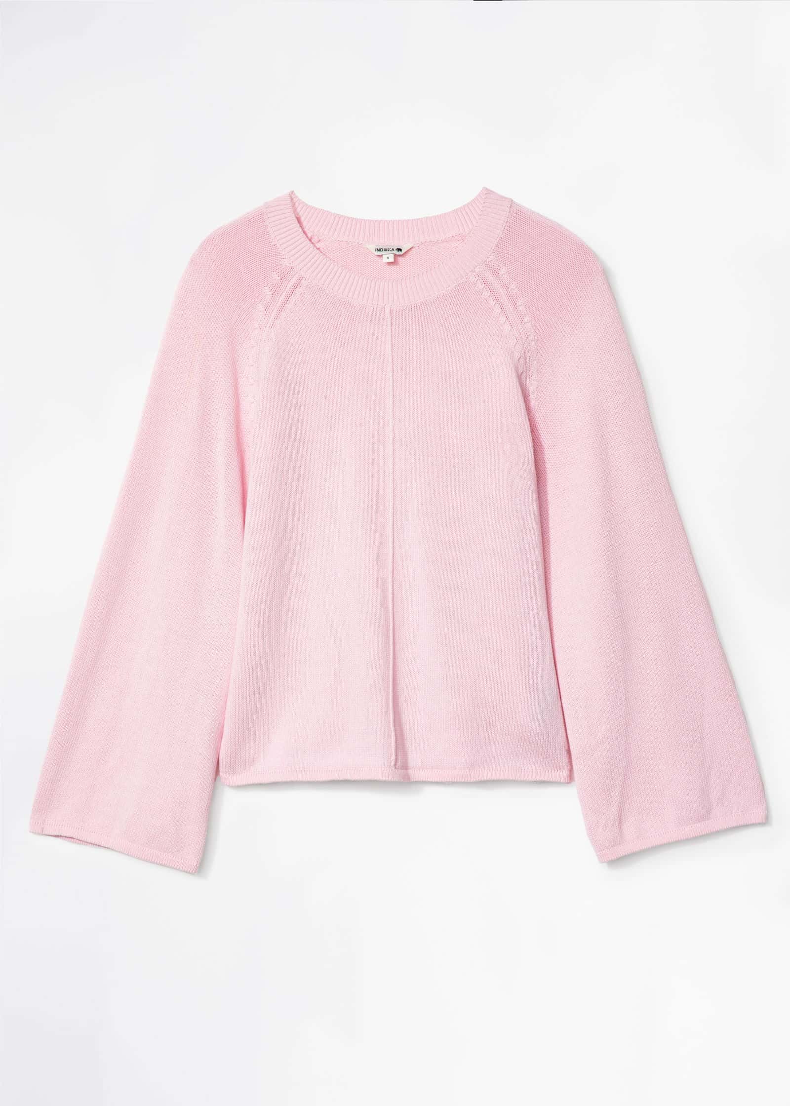 Lana Rosa stickad tröja - Rosa 1 - Indiska