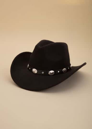 COWBOY Musta cowboy-hattu - Musta 2 - Indiska