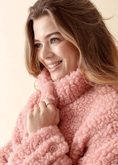 ROSA Rosa teddyjakke - Rosa 5 - Indiska
