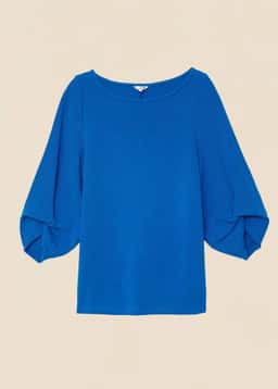 ISHANI TOP - BLUE