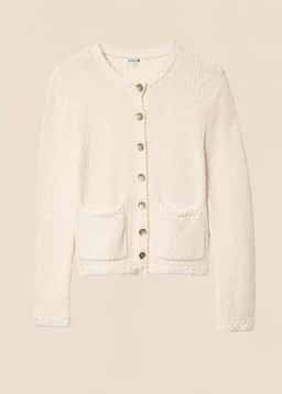 SOLANA CARDIGAN - WHITE