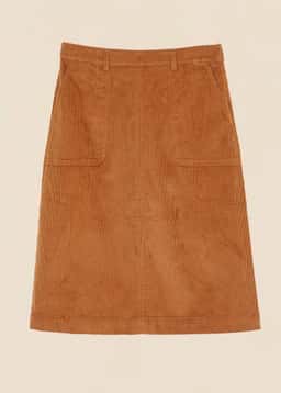 ALLY SKIRT - BROWN