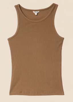 HARLOW TOP - BROWN