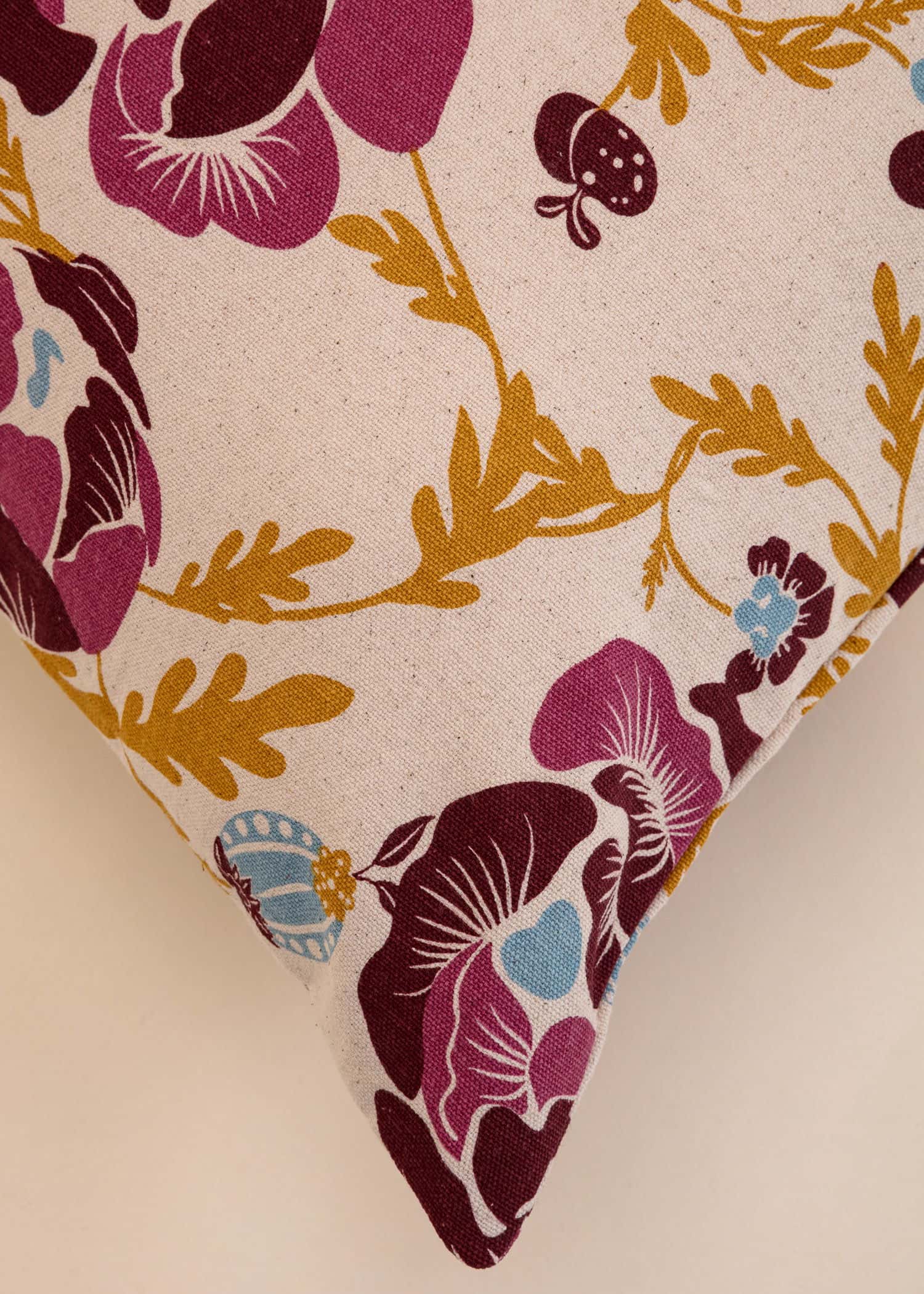Neha Putetrekk med blomster - Rosa 3 - Indiska