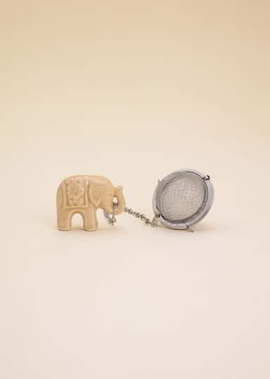 ELEPHANT Norsu-teesuodatin - Beige 1 - Indiska