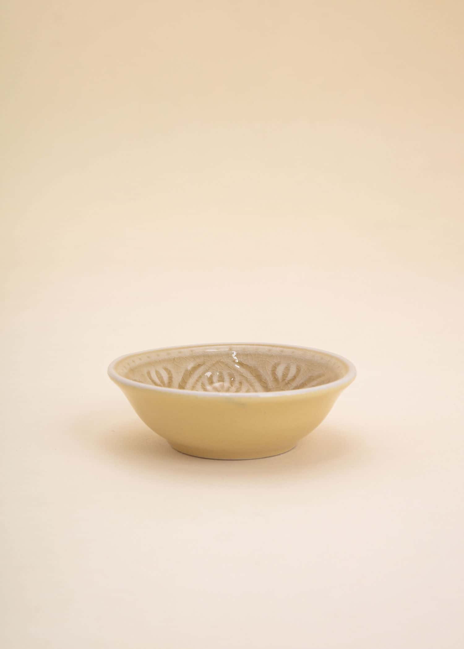 MASA Kuviollinen pikkukulho - Beige 2 - Indiska