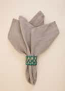 CARLA NAPKIN RING - TURQUOISE