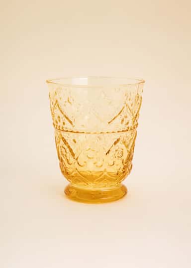 BOMBAY Handblåst dricksglas - Brun 1 - Indiska