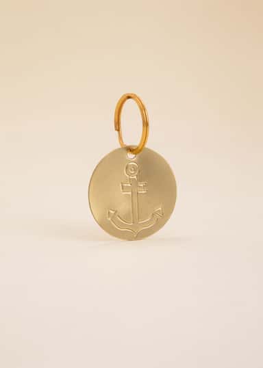 BRASS Messinkinen avaimenperäriipus  - Kulta 1 - Indiska