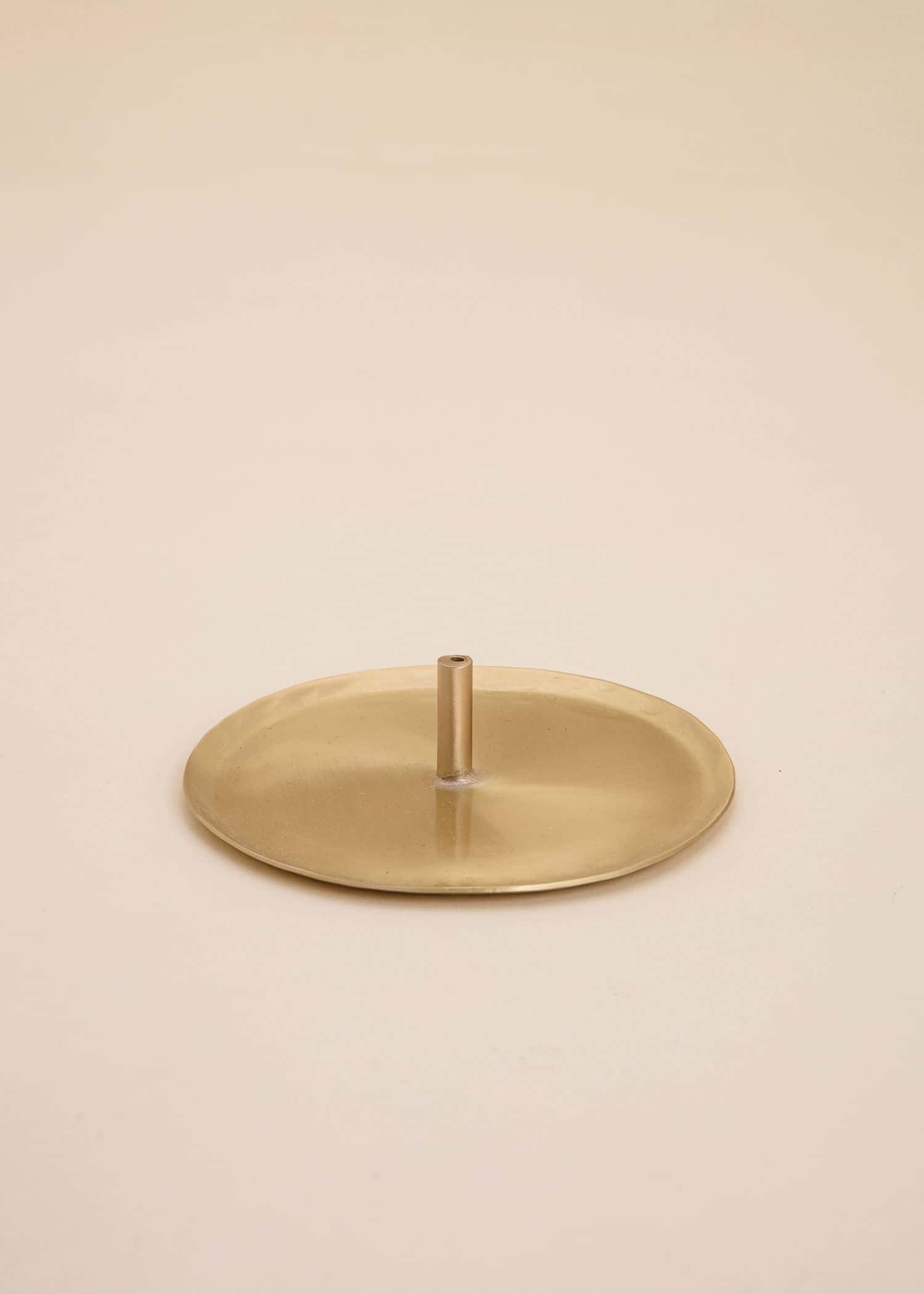 BRASS Messinkinen suitsukepidike - Kulta 1 - Indiska