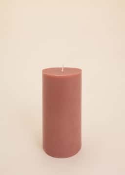 Block Candle 70x150 mm - DUSTYPINK