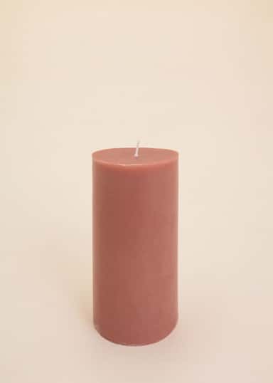 Block Rosa blokklys 70x150 mm - Rosa 1 - Indiska