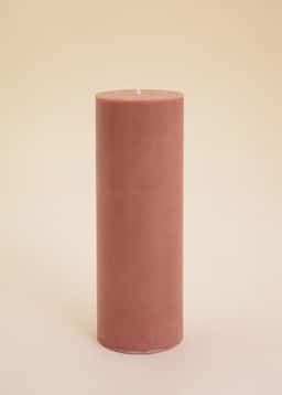 Block Candle 70x200 mm - DUSTYPINK