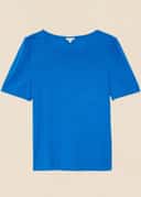 GWEN TOP - STRONG BLUE
