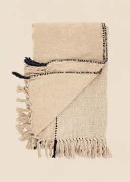 TEKLA THROW - BEIGE
