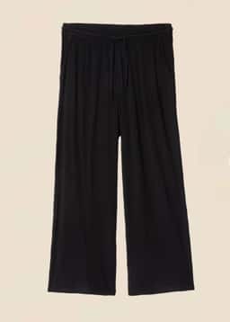 ELSIE CROPPED PANTS - Black