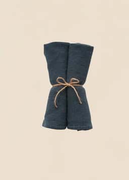 Waffle Napkin 2p - PETROL