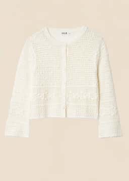 DENISE CARDIGAN - WHITE