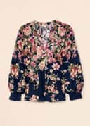 CORALIE BLOUSE - BLUE
