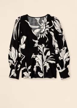 ZUDORA LS BLOUSE - Black