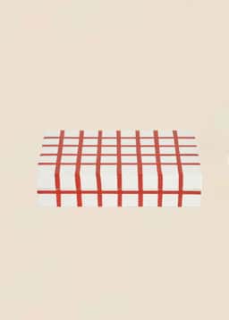Kashmir box L - WHITERED