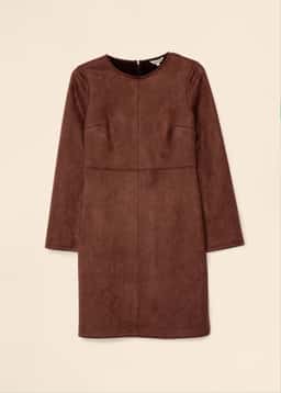 ALINA DRESS - BROWN