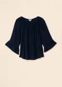 DOLLIE BLOUSE - BLUE