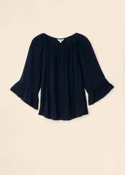 DOLLIE BLOUSE - BLUE