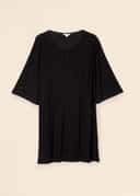 Emilia Crepe Tunic - Black