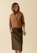 ALVA CARDIGAN - BROWN