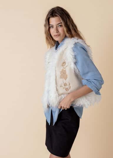 KIENNA Paita Tencel Lyocell -materiaalista - Sininen 3 - Indiska