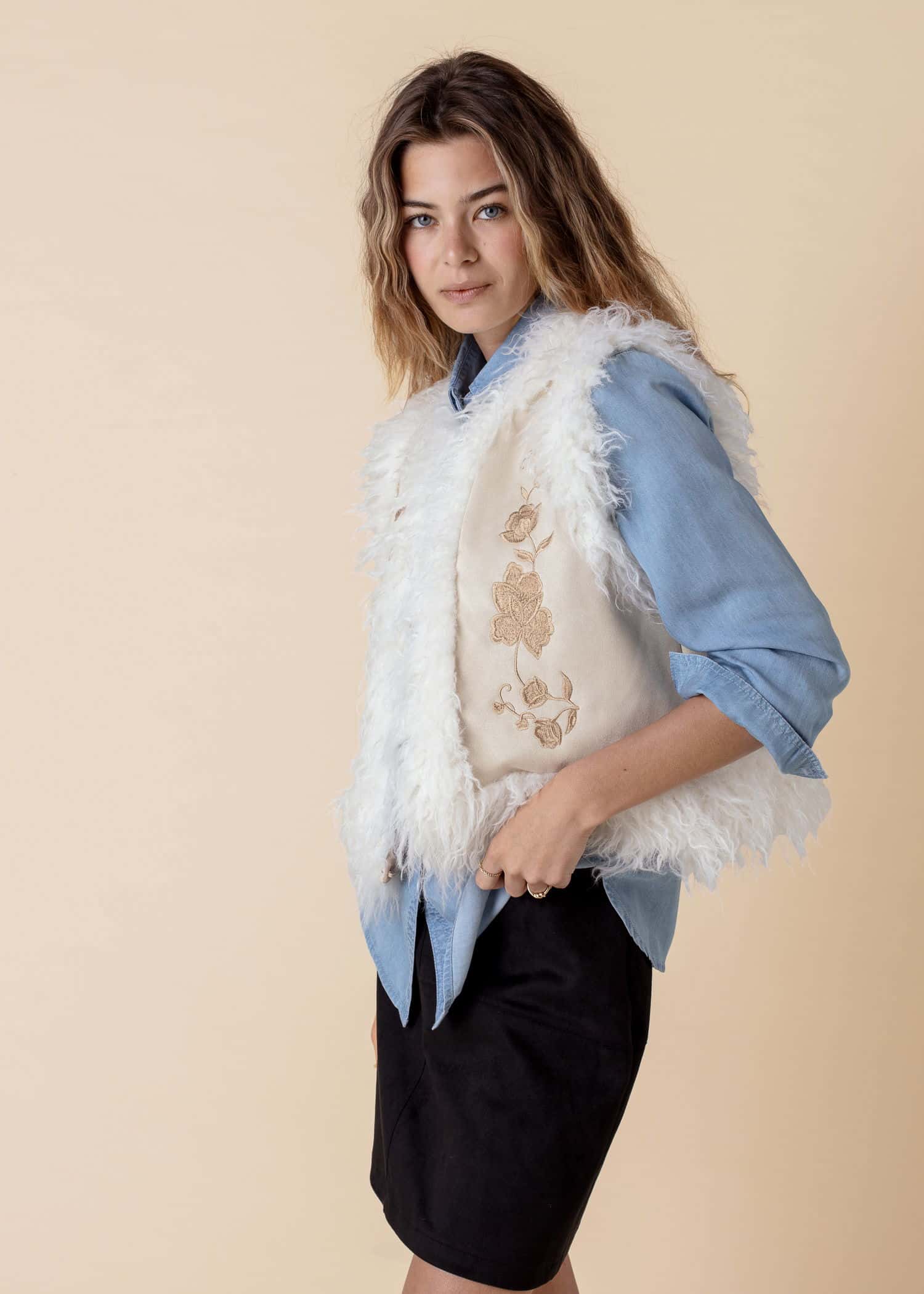 KIENNA Paita Tencel Lyocell -materiaalista - Sininen 3 - Indiska